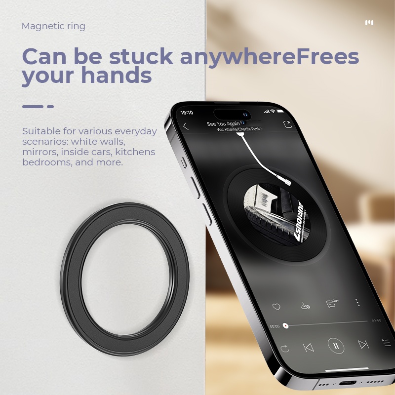 Phone Accessories Useful - Сильное магнитное кольцо для телефона Magsafe,
